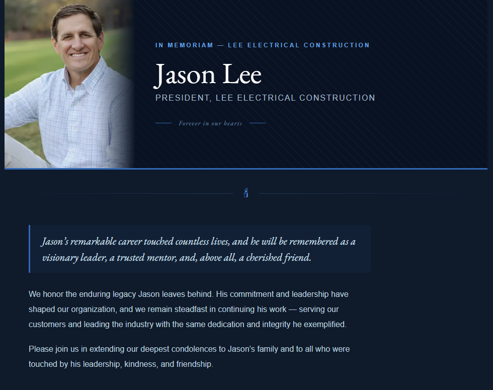 Jason Lee Memorial